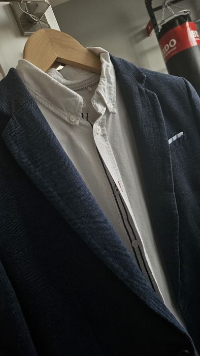 Marynarka, koszula 164 *** H&M***Cool Club