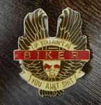 Przypinka Pin BIKER