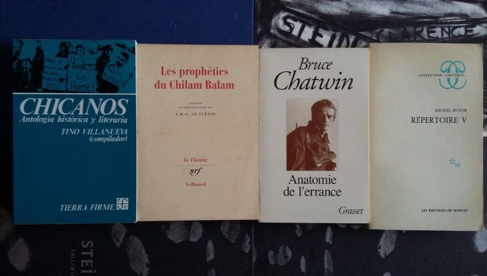 30 livros: Butor/ Michaux/ Guyotat/ Le Clézio/ Van Gogh/ Goya/ Artaud