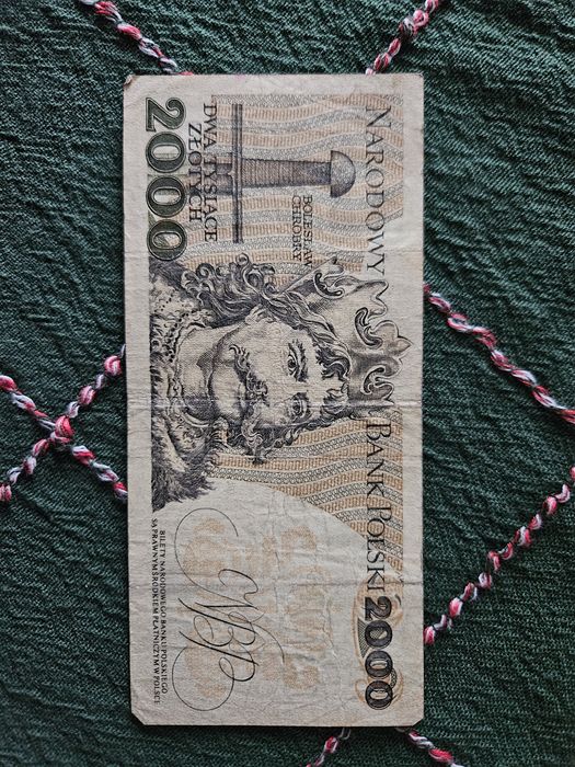 Banknot 2000 zł seria BD