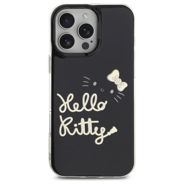 Hello Kitty HKHMP16XHGDIK iPhone 16 Pro  Max 6.9" czarny/black hardcas