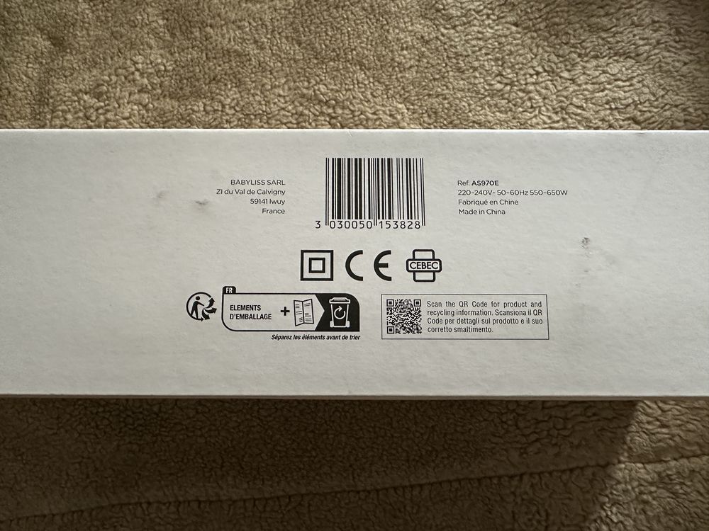 Suszarko-lokówka obrotowa BabyLiss Luxe AS970E