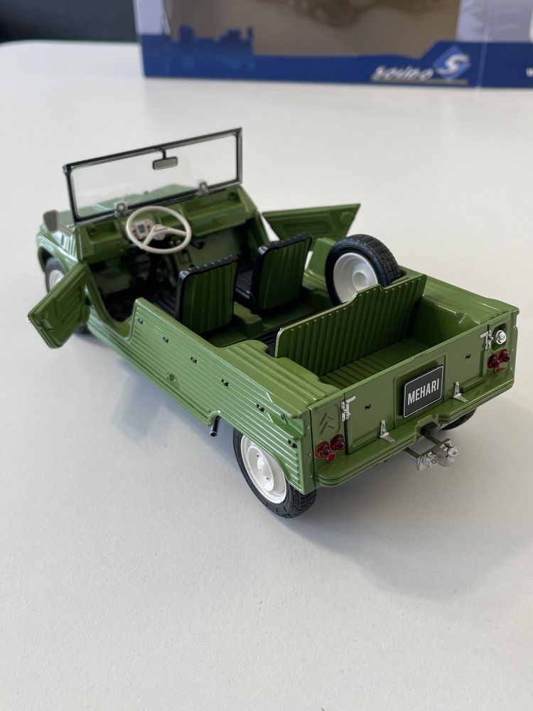 Model Citroen Mehari 1/18 Solido green 1:18 jak Bburago Maisto MCG NZG
