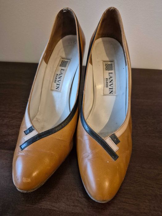 Sapatos de salto alto vintage LANVIN
