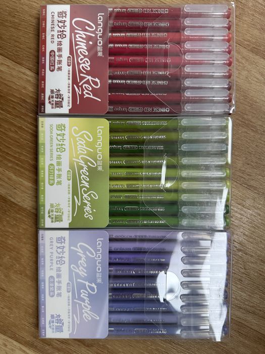 Нові кольори ручок лангуо / languo 27 шт