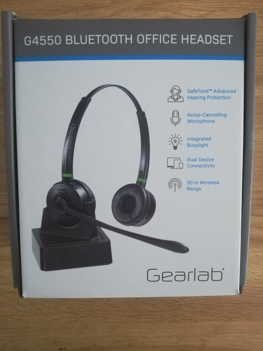 Słuchawki z mikrofonem bluetooth Gearlab G4550