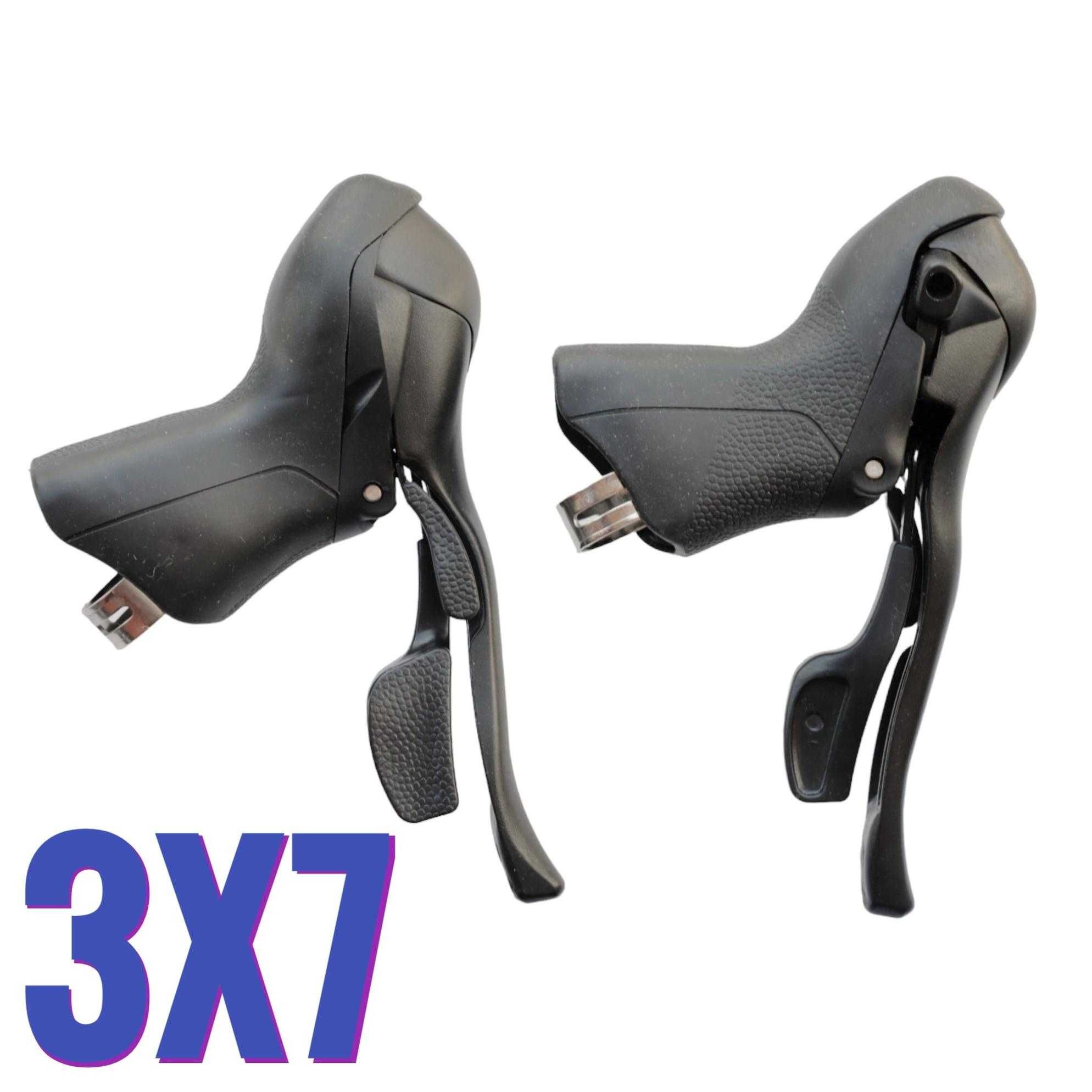 Nowe! MICRONEW 3x7 klamkomanetki manetki klamki szosowe microshift