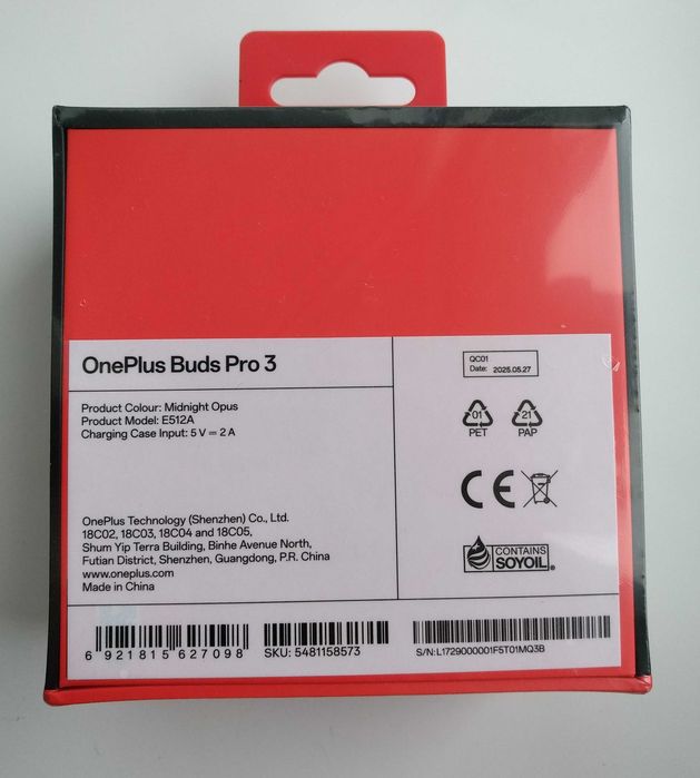 Навушники OnePlus Buds Pro 3 Black