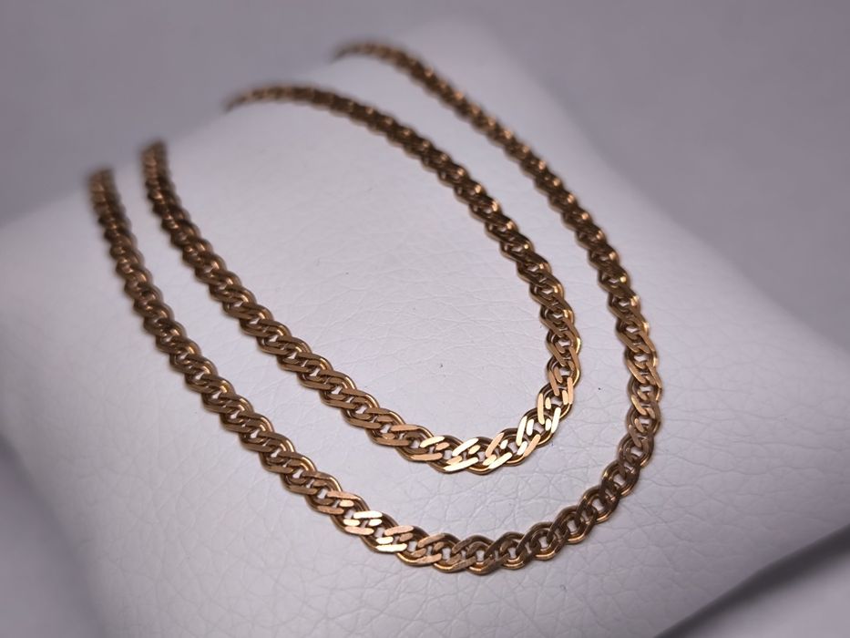 Цепочка золотая новая 61 см