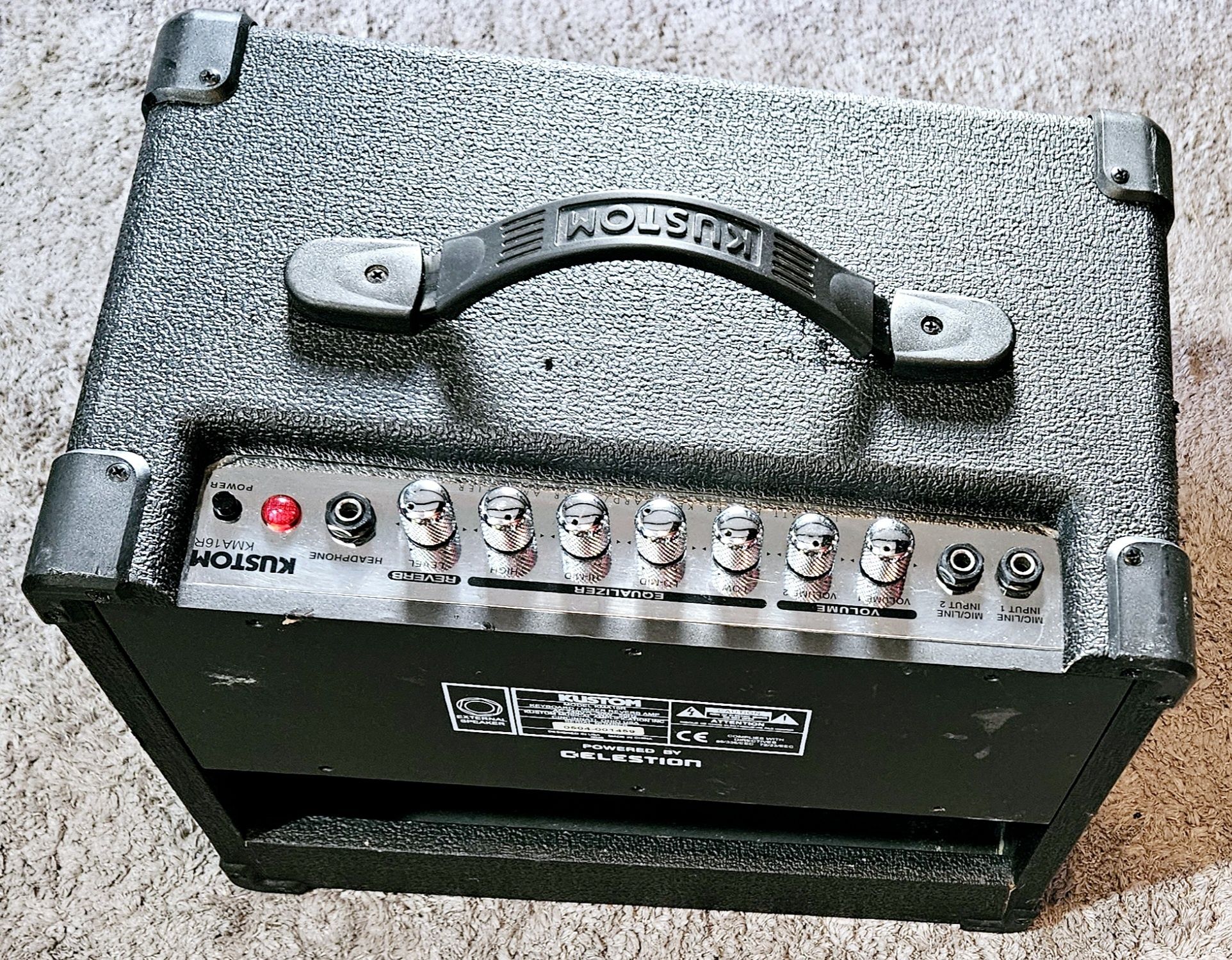 Wzmacniacz Kustom KMA16R do keyboardu, wokalu, perkusji elektronicznej