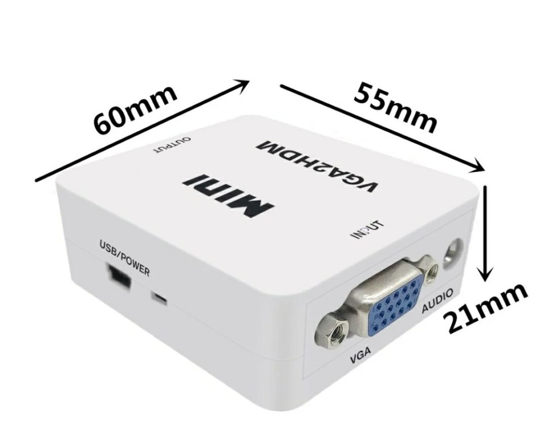 Conversor: VGA para HDMI & HDMI para VGA