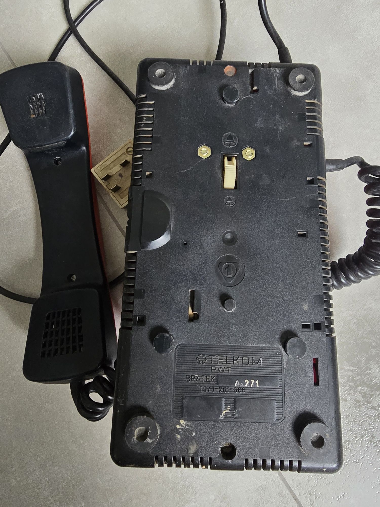 Telefon stacjonarny Bartek A-271 PRL