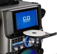 Glośnik  przenośna wyswietlacz lcd  karaoke 350W bluetooth CD usb hdmi