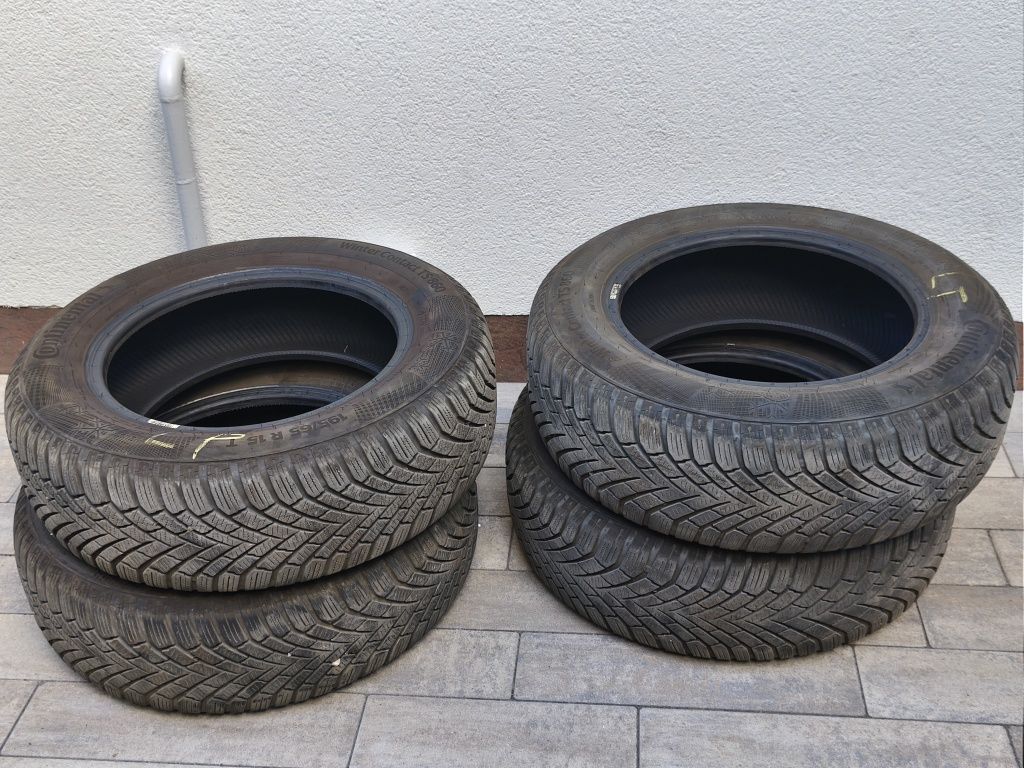 Opony Continental zimowe używane 195/65 R15