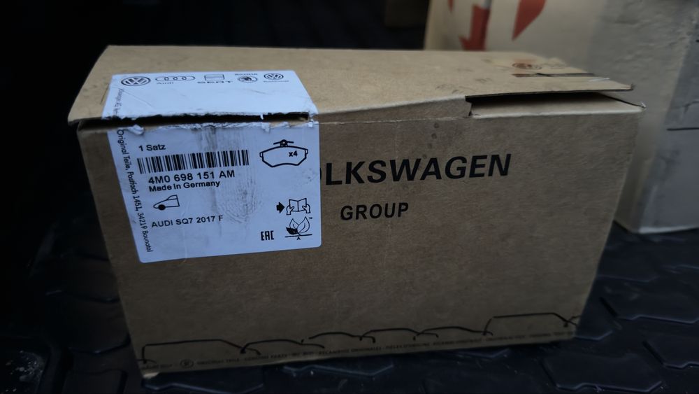 Audi RS 5 Передні гальмівні диски та колодки