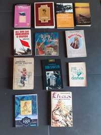 Livros antigos : Tom Sawyer e outros : conj 12 livros