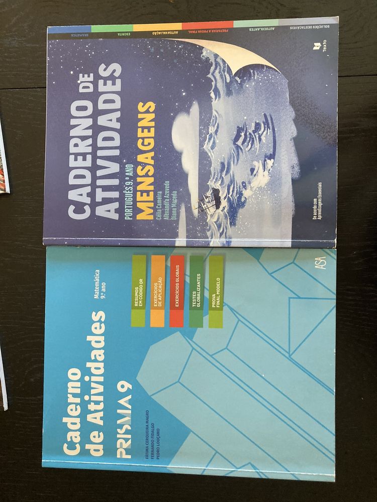 Cadernos de atividades 9.º ano