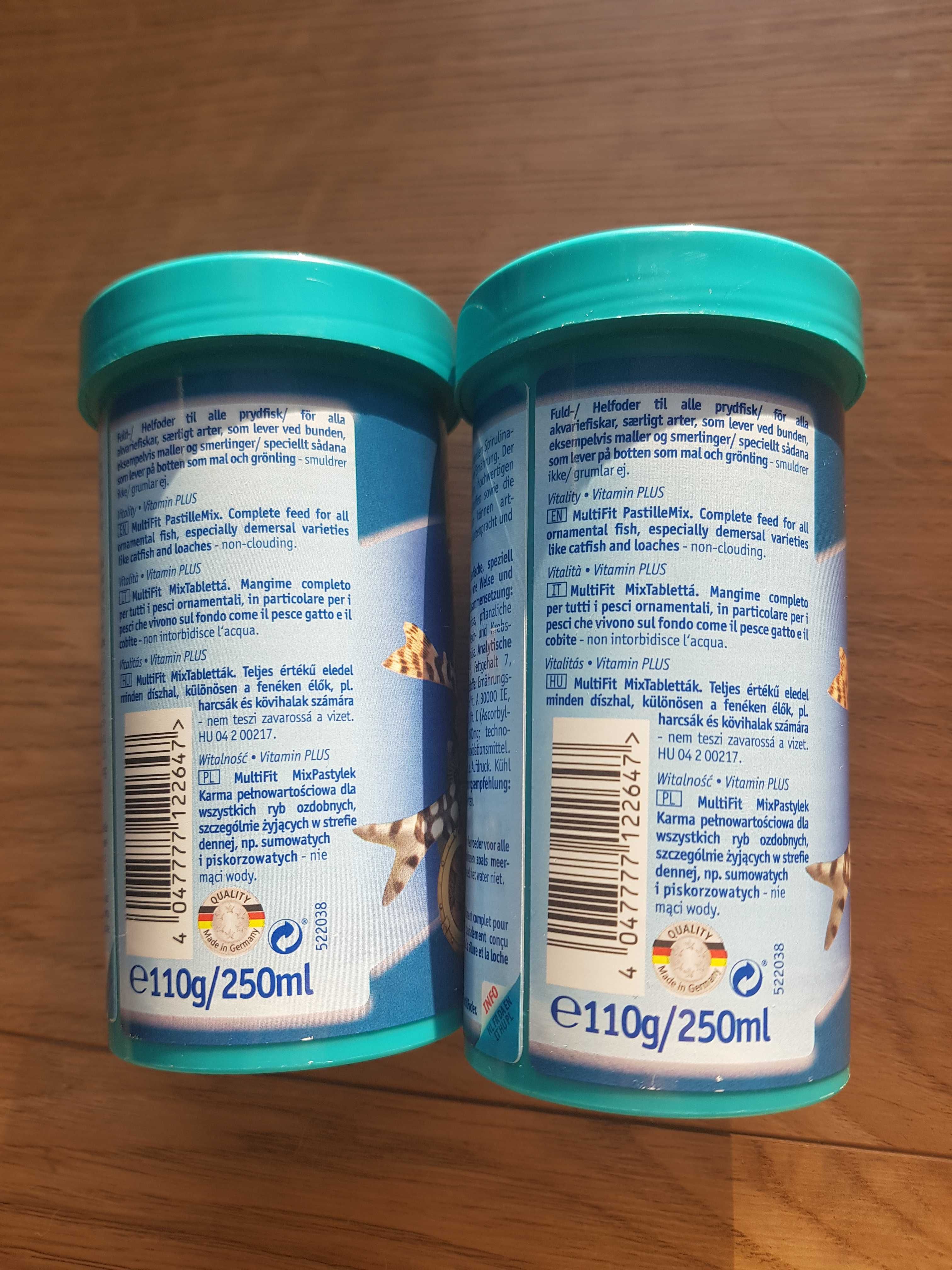 Karma dla ryb ozobnych Multi Fit 2 x  110 g / 250ml