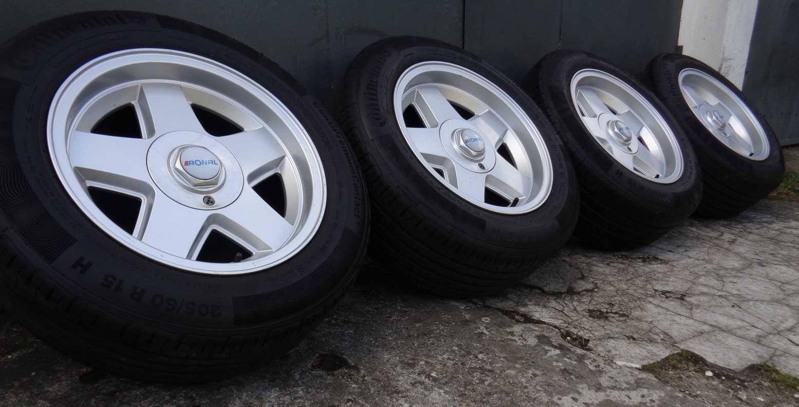 *RARYTAS* RONAL S11 15 cali 5x120 ET15, super stan, BMW E32 E34, opony