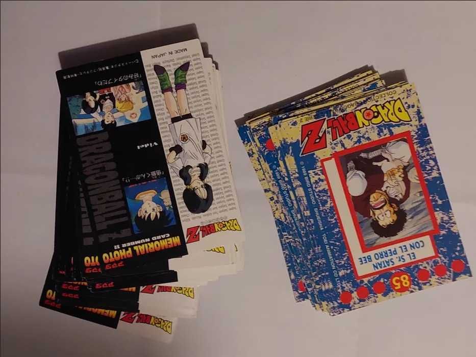 Cartas Dragon Ball Z (números estão na descrição)
