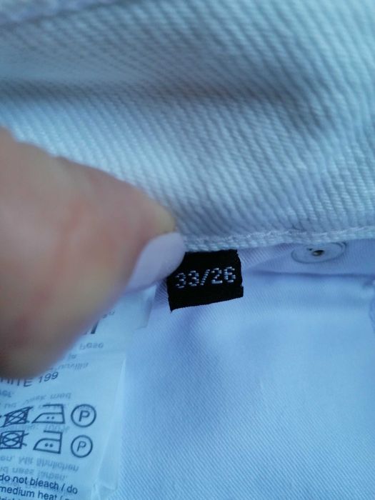 Białe jeansy Dr, Denim XL