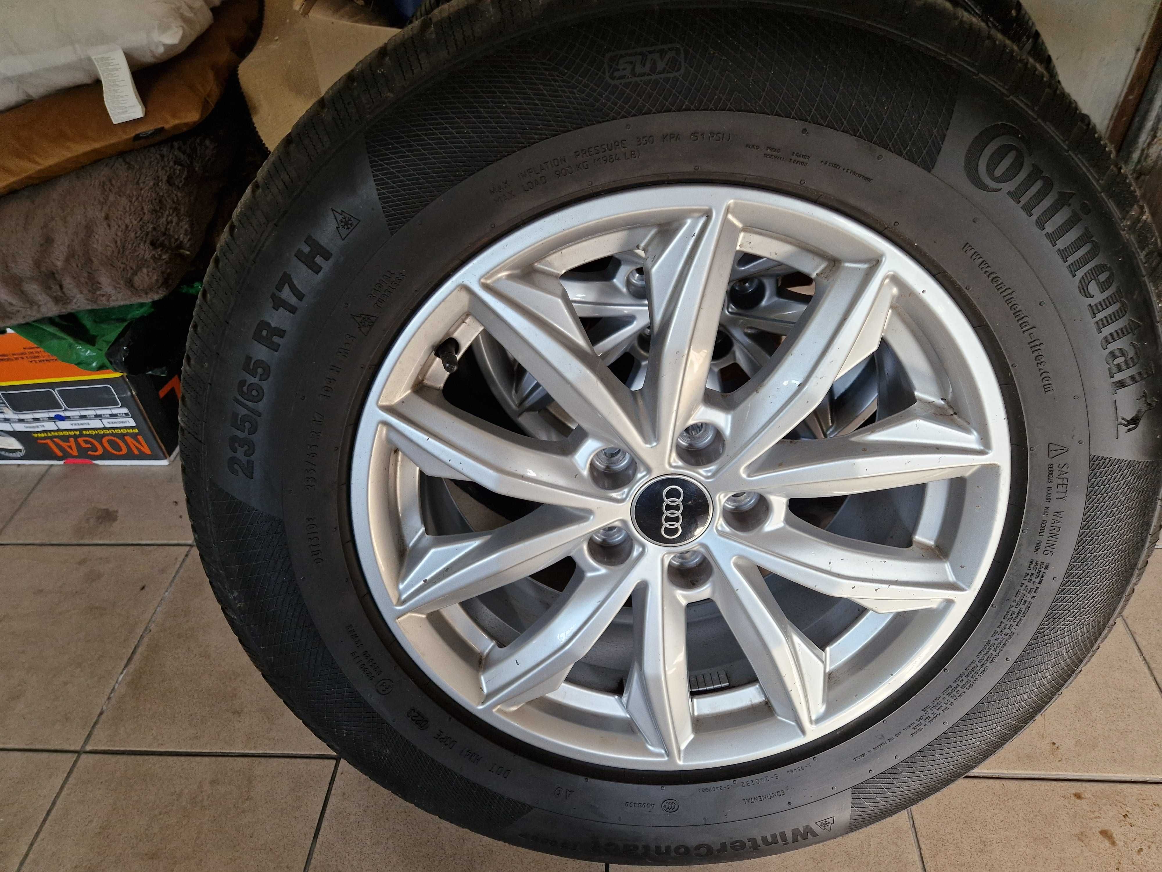 koła felgi aluminiowe 17 cali Audi Q5 Q3 Q2 A4 A6 oryginalne jak nowe