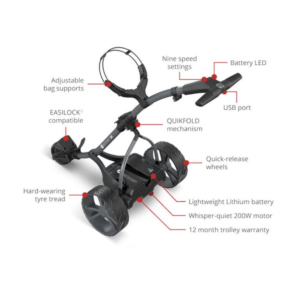 Motocaddy SE Electric Golf Trolley