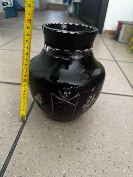 Wazon kryształowy PRL