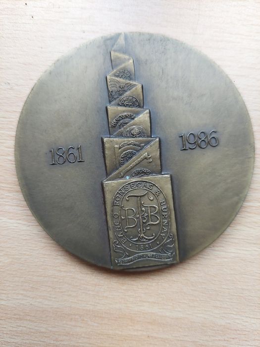 Medalha banco Fonseca Burnay 1986
