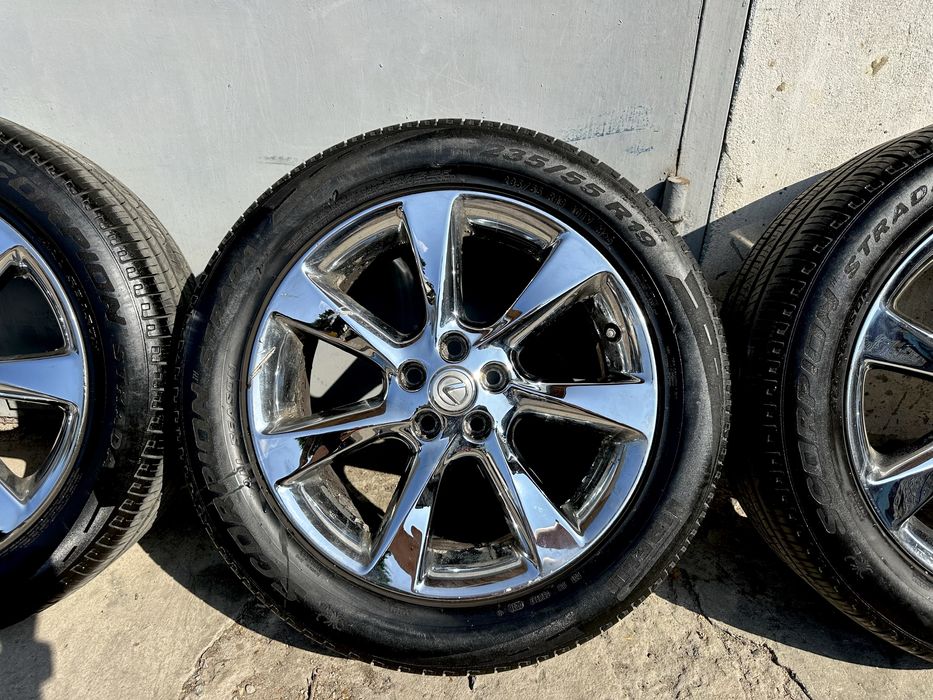 Диски 5 114.3 r19 lexus toyota резина 235/55 r19
