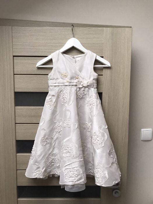 Suknia balowa 6 lat r. 116 Dress to impress Ecru biała