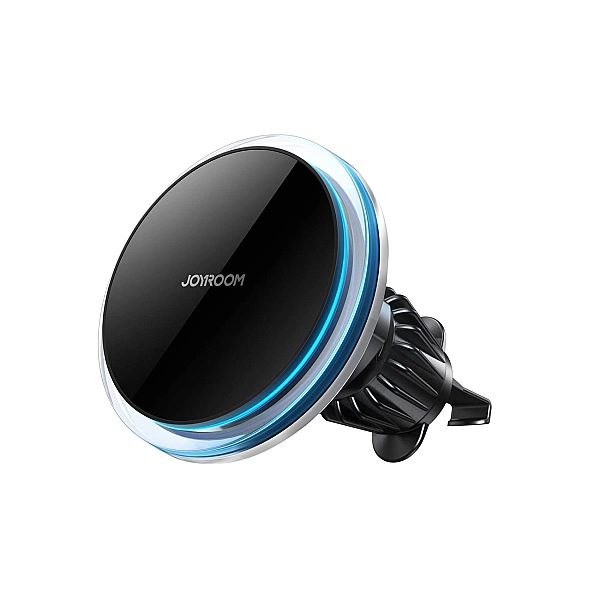 Joyroom uchwyt samochodowy do telefonu z ładowarką indukcyjną Qi 15W (