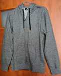 H&M szara bluza na zamek roz S