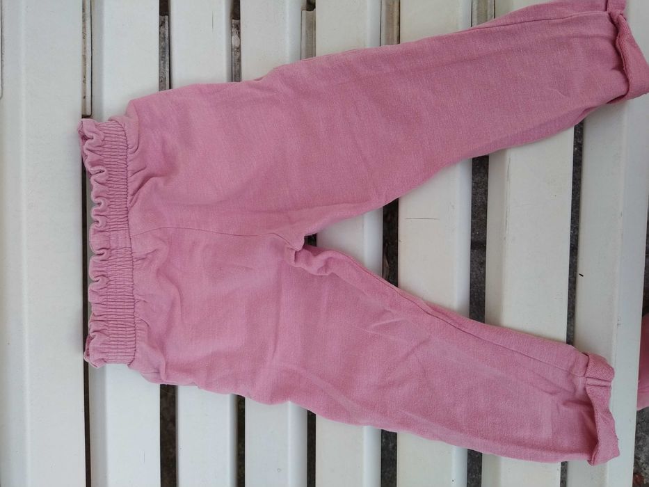 Calças de menina cor de rosa - ZARA - 18 - 24 meses - 92 cm