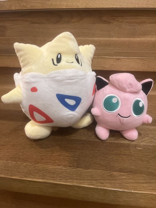 Pokemon Togepi 23 cm Jigglypuf 15 cm maskotki komplet