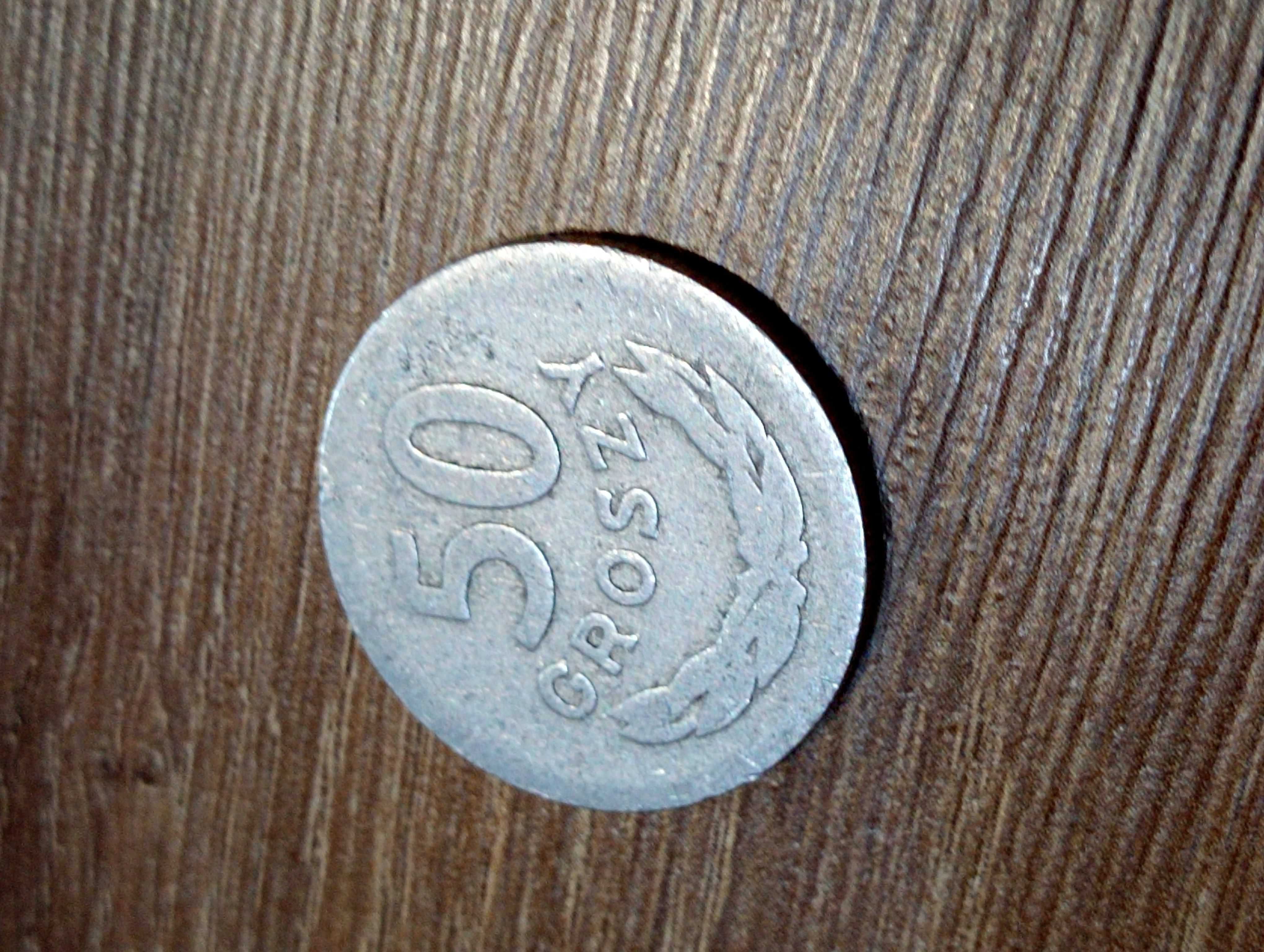 Sprzedam czwarta monete 50 gr 1957 r bzm