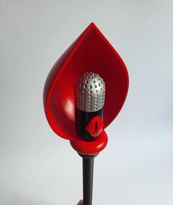 Replika laski Alastora z bajki Hazbin Hotel. Cosplay przebrania.