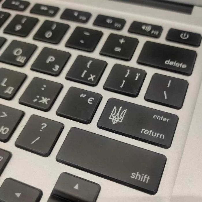Лазерне гравіювання клавіатури українською / будь-які символи малюнки