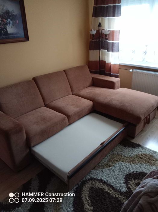 Narożnik duży z funkcją spania