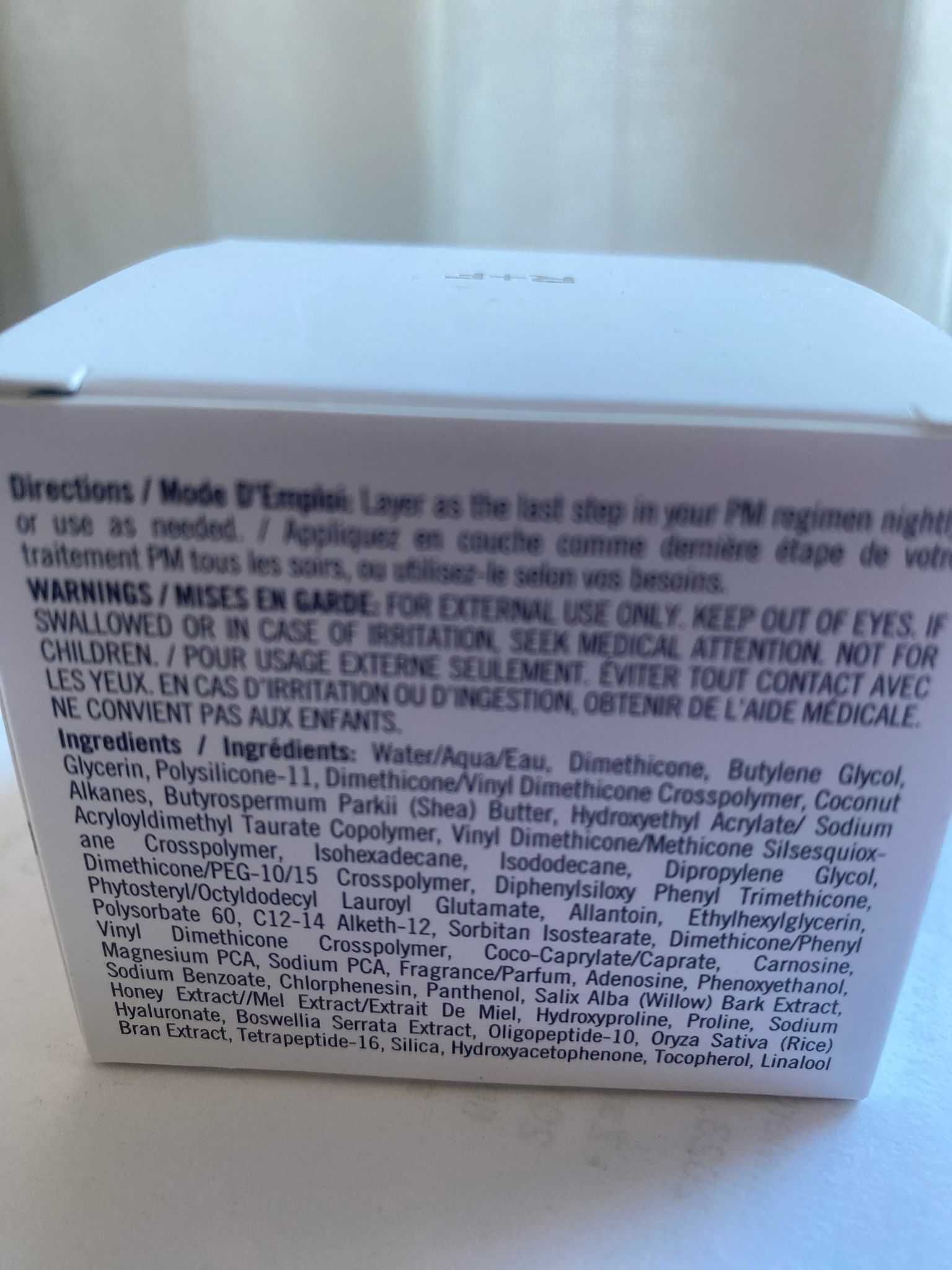 Rodan + Fields krem-żel Hydra Mask z peptydami na noc