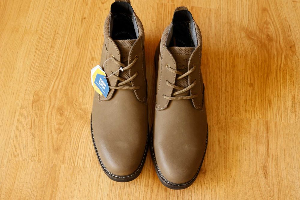buty nunn bush bayridge plain toe chukka, rozm.42,5 skórzane