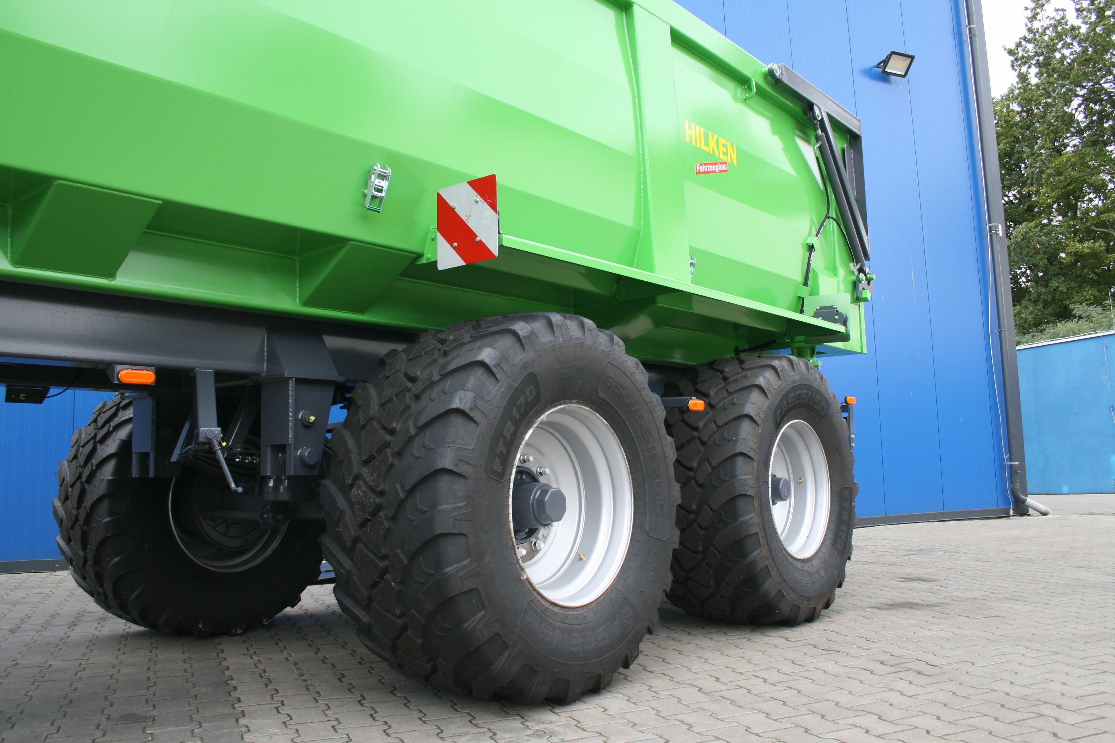 Przyczepa skorupowa MKR6500 od HILKEN Fahrzeugbau,koła 560/60R22,5