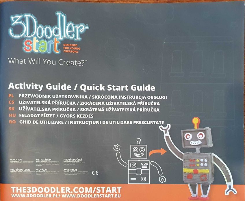 Długopisy 3D Doodler - JAK NOWE!
