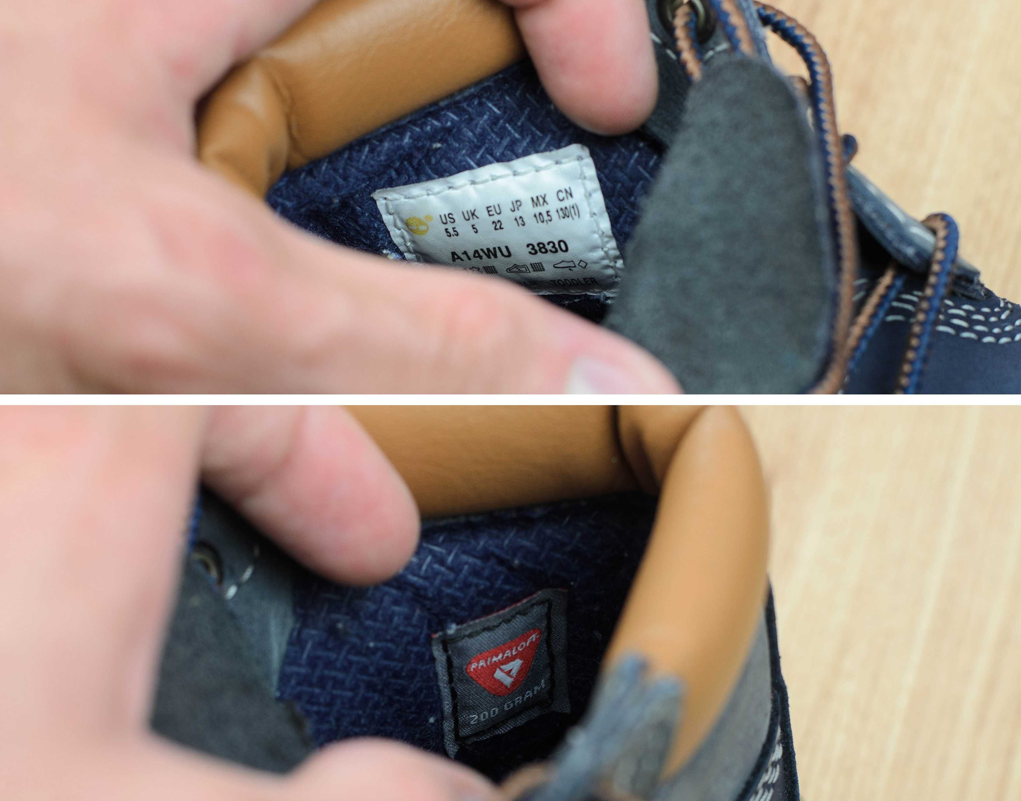 Зимние ботинки детские Timberland 6-Inch Premium WP Оригинал 22р 14 см