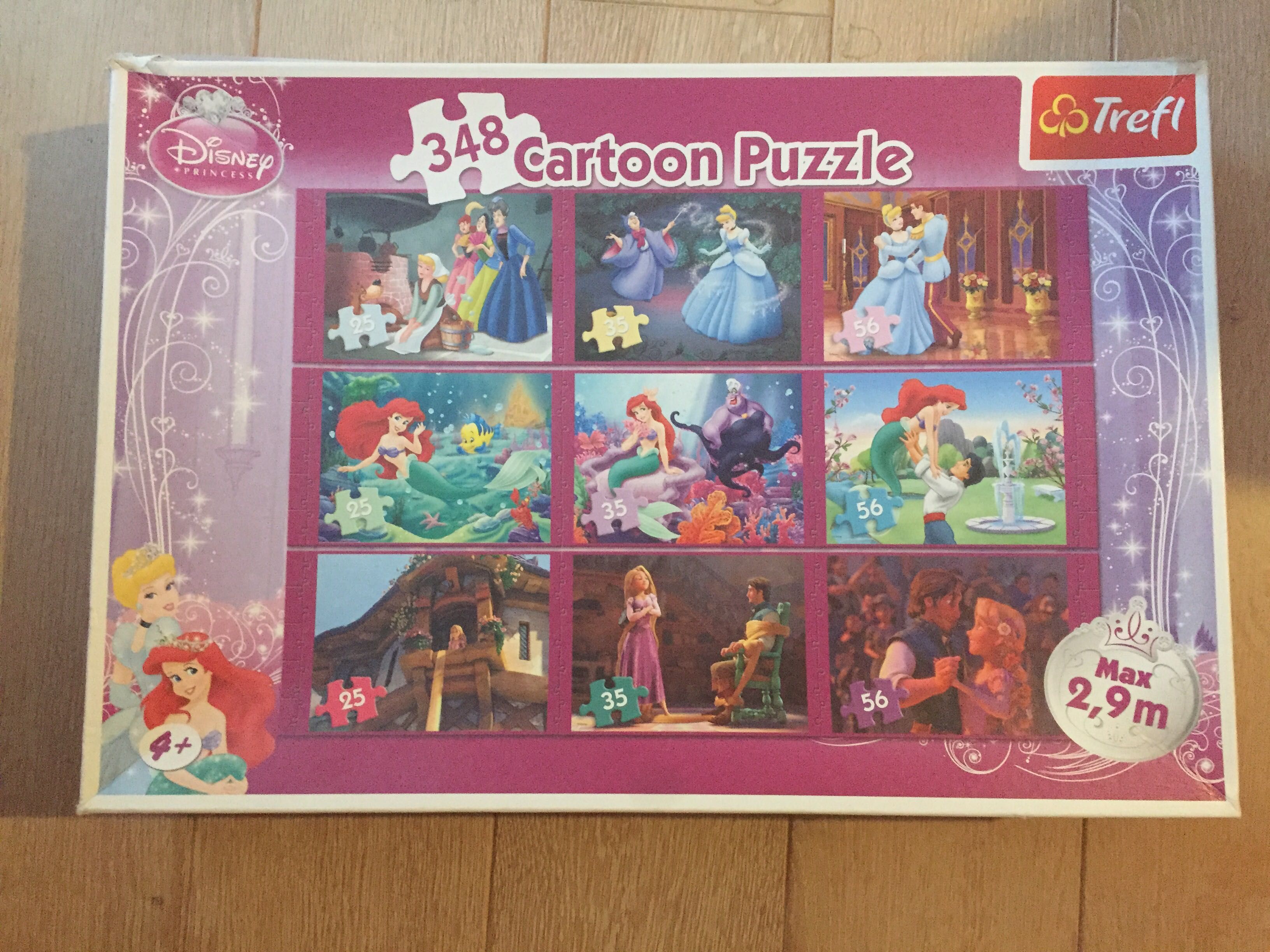 Puzzle Disney Princess 348 elem. Trefl 4+