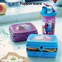 Caixas sanduíche e copos Frozen Tupperware Promoção (CADA)