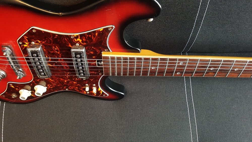 Gitara Japońska Japonia Fgn Sakai Teisko 70 lata Japan