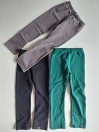 Spodnie trzy sztuki MyBasic dziewczynka roz. 104-110