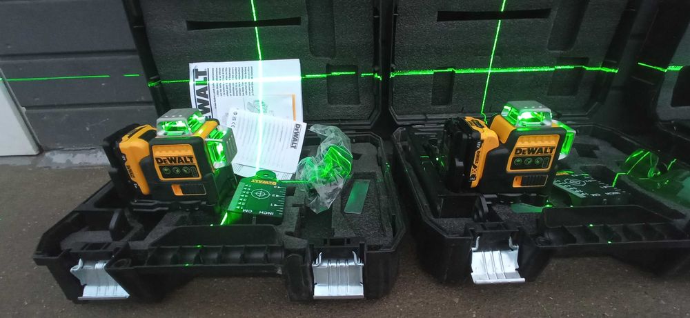 Laser DEWALT 360 DCE089 trzy wiązkowy Zielony 30M Poziomica Laserowa