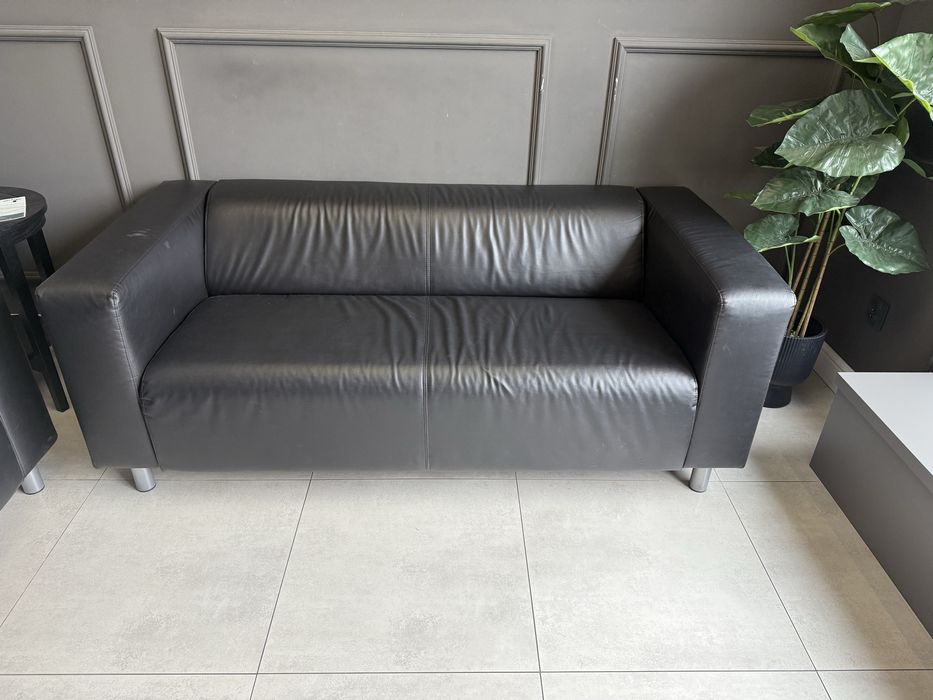 Sofa IKEA Klippen czarna, 2 sztuki